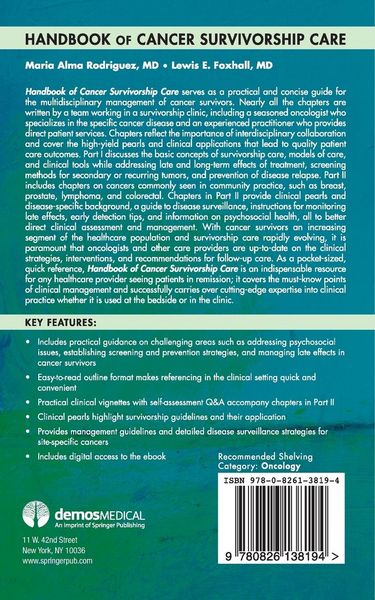 Produktbild: Handbook of Cancer Survivorship Care