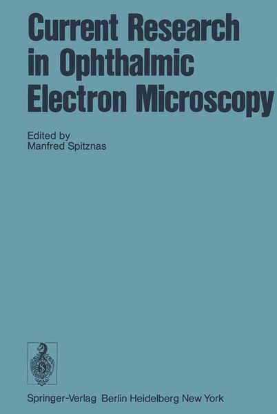 Produktbild: Current Research in Ophthalmic Electron Microscopy