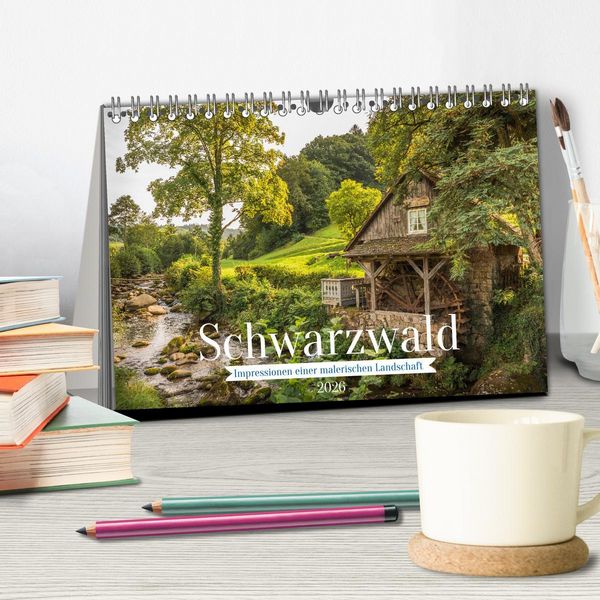 Produktbild: Schwarzwald (Tischkalender 2026 DIN A5 quer), CALVENDO Monatskalender