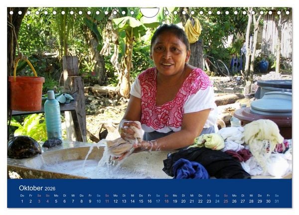 Produktbild: Maya in Yukatan 2026 (Wandkalender 2026 DIN A4 quer), CALVENDO Monatskalender