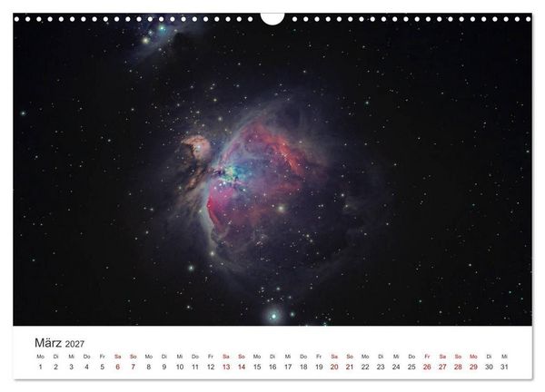 Produktbild: Nachthimmel - Unfassbare Fotografien der Sterne. (Wandkalender 2027 DIN A3 quer), CALVENDO Monatskalender