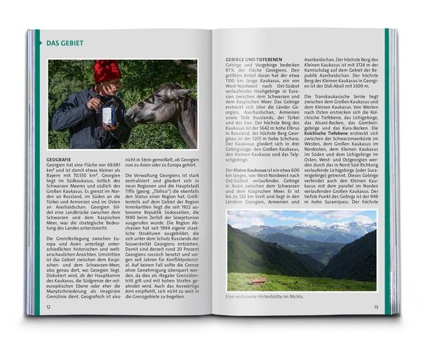 Produktbild: KOMPASS Wanderf&uuml;hrer Georgien, Kaukasus, 50 Touren mit Extra-Tourenkarte