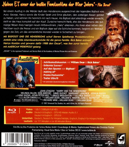 Produktbild: Bigfoot und die Hendersons