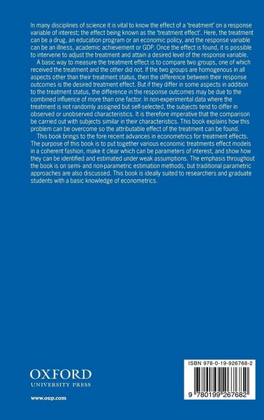 Produktbild: Micro-Econometrics for Policy, Program, and Treatment Effects
