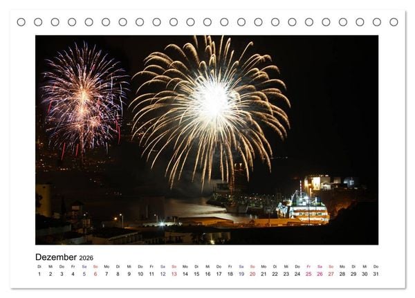 Produktbild: Madeira (Tischkalender 2026 DIN A5 quer), CALVENDO Monatskalender