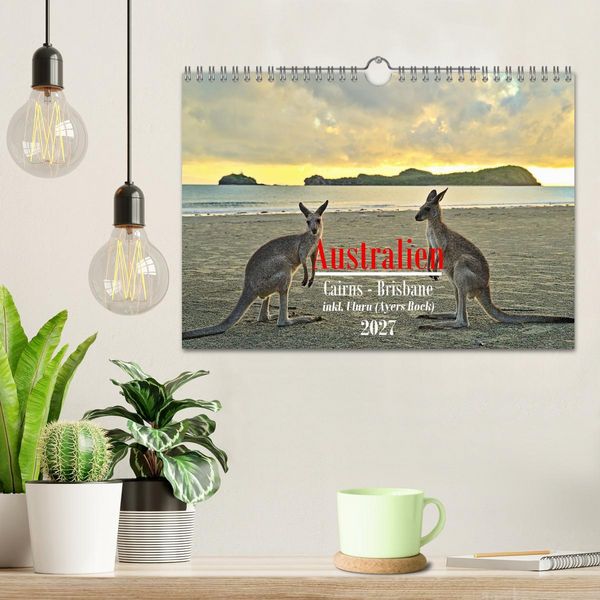 Produktbild: Australien - Cairns-Brisbane (Wandkalender 2027 DIN A4 quer), CALVENDO Monatskalender