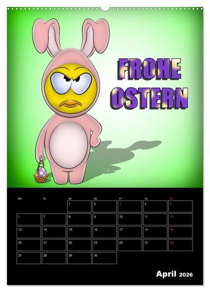 Produktbild: Cartoons - mir doch Bockwurscht (hochwertiger Premium Wandkalender 2026 DIN A2 hoch), Kunstdruck in Hochglanz
