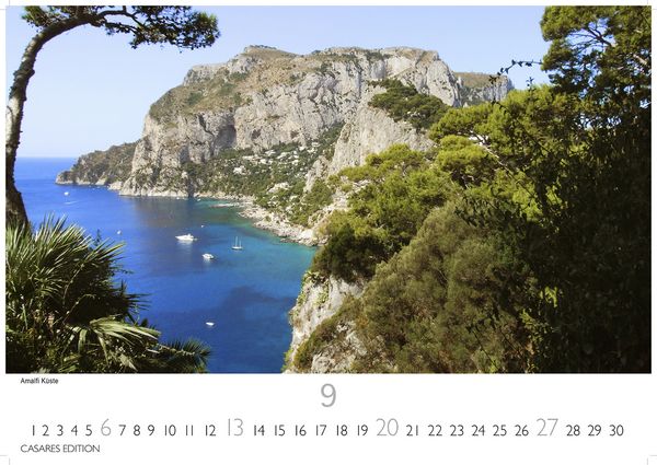 Produktbild: Golf von Neapel Kalender 2026 – Wandkalender | Fotokalender Italien 24x35 cm -. mit Capri, Ischia & Amalfi Küste