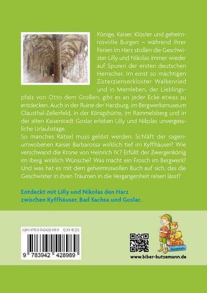 Produktbild: Abenteuer zwischen Kyffh&auml;user und Westharz - Lilly und Nikolas auf den Spuren der ersten deutschen Herrscher