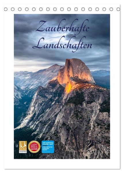 Produktbild: Zauberhafte Landschaften (Tischkalender 2026 DIN A5 hoch), CALVENDO Monatskalender