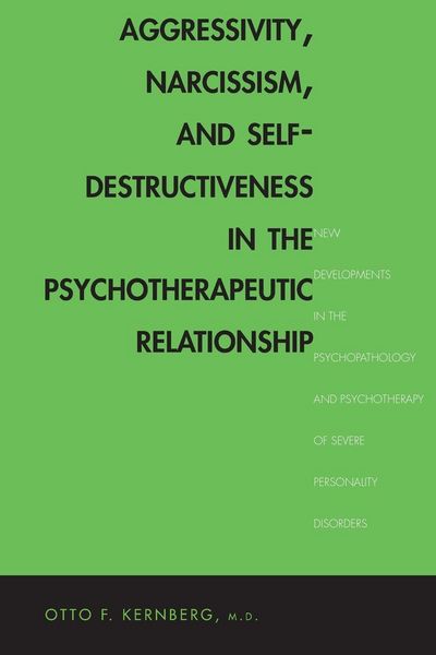 Produktbild: Aggressivity, Narcissism, and Self-Destructiveness in the Psychotherapeutic Rela