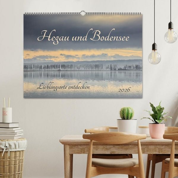 Produktbild: Hegau und Bodensee - Lieblingsorte entdecken (Wandkalender 2026 DIN A2 quer), CALVENDO Monatskalender