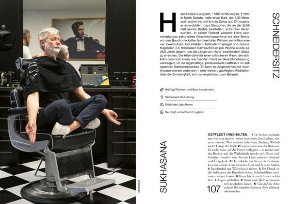 Produktbild: Mann macht Yoga