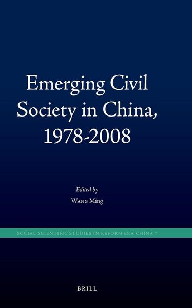 Produktbild: Emerging Civil Society in China, 1978-2008