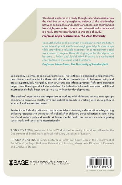 Produktbild: Policy and Social Work Practice