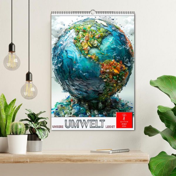 Produktbild: Unsere Umwelt leidet (Wandkalender 2026 DIN A2 hoch), CALVENDO Monatskalender
