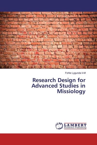 Produktbild: Research Design for Advanced Studies in Missiology