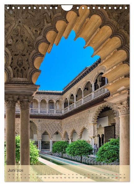 Produktbild: Das maurische Erbe Spaniens (Wandkalender 2026 DIN A4 hoch), CALVENDO Monatskalender