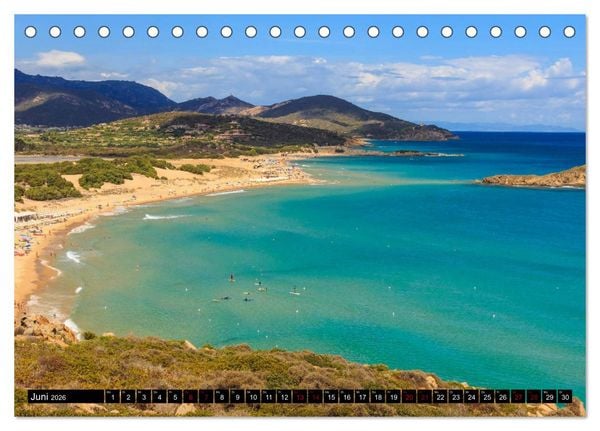 Produktbild: Faszination Sardinien (Tischkalender 2026 DIN A5 quer), CALVENDO Monatskalender