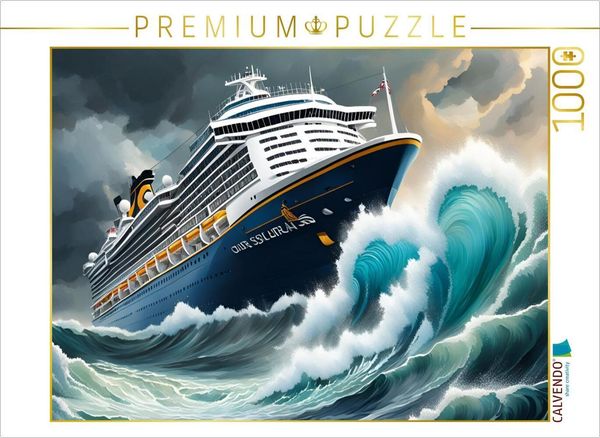 CALVENDO Puzzle Zerschmetterte Ruhe | 1000 Teile Lege-Größe 64x48cm Foto-Puzzle für glückliche Stunden