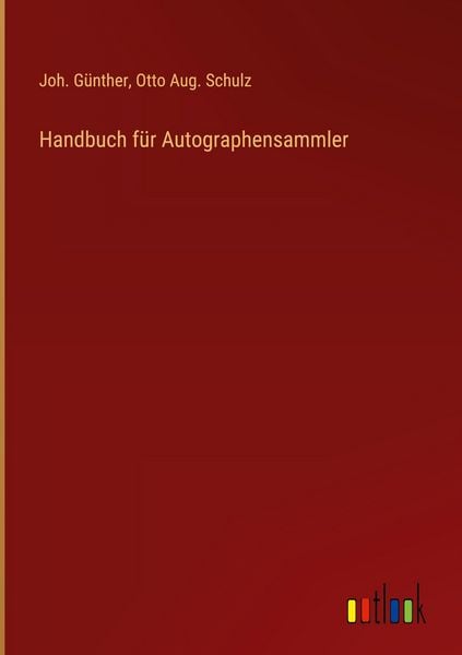Produktbild: Handbuch f&uuml;r Autographensammler