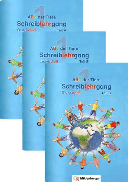 Produktbild: ABC der Tiere 1 - Schreiblehrgang Grundschrift, Teil A, B und C &middot; Neubearbeitung