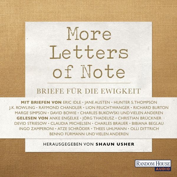 Produktbild: More Letters of Note