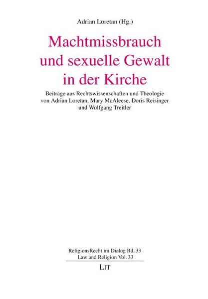 Produktbild: Machtmissbrauch und sexuelle Gewalt in der Kirche