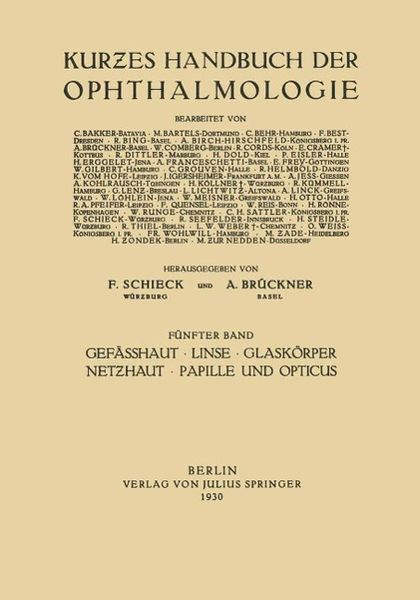 Produktbild: Gef&auml;sshaut &middot; Linse Glask&ouml;rper &middot; Netzhaut Papille und Opticus