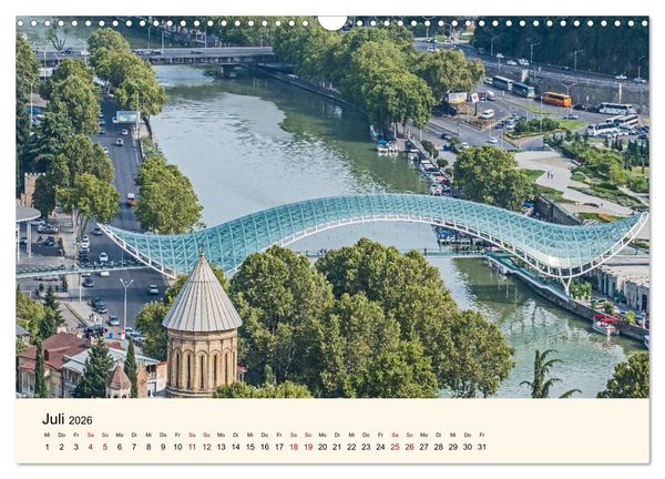 Produktbild: Tiflis - Die Metropole Georgiens (Wandkalender 2026 DIN A3 quer), CALVENDO Monatskalender