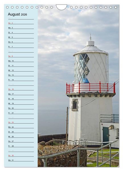 Produktbild: Leuchtt&uuml;rme - Geburtstagskalender (Wandkalender 2026 DIN A4 hoch), CALVENDO Monatskalender