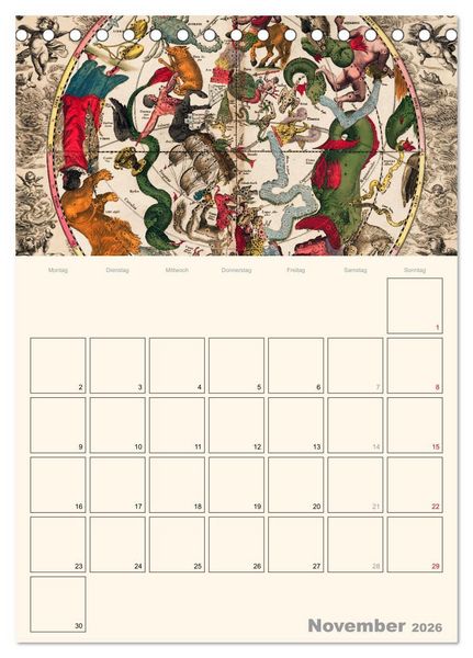 Produktbild: Zu den Sternen - mit Planerfunktion (Tischkalender 2026 DIN A5 hoch), CALVENDO Monatskalender