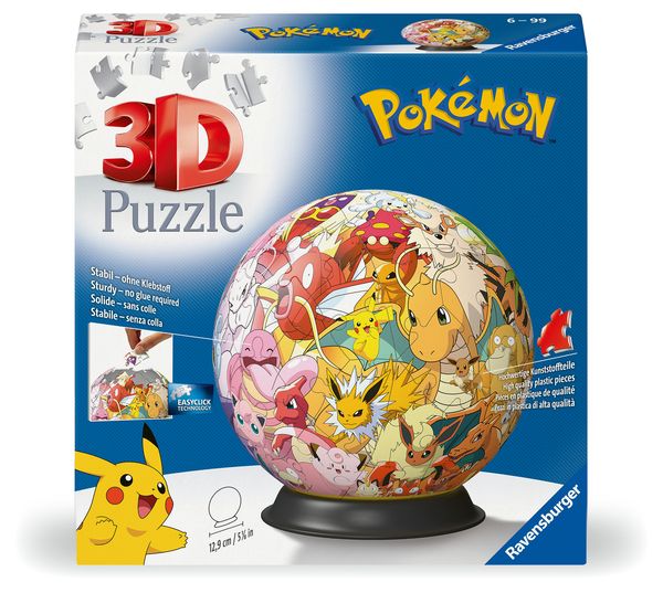 Produktbild: 3D Puzzle-Ball Pok&eacute;mon Kanto Region