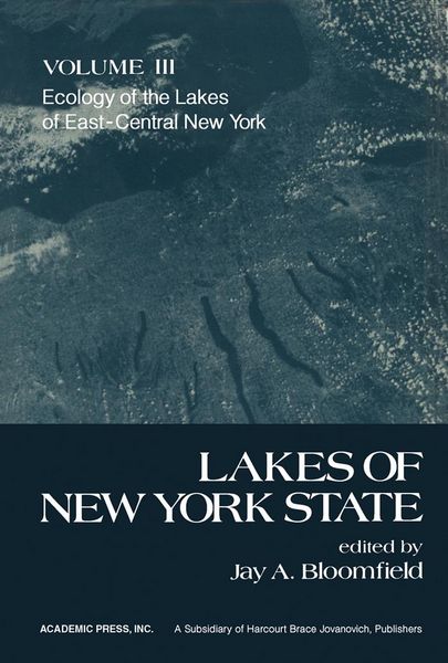 Produktbild: Ecology of the Lakes of East-Central New York