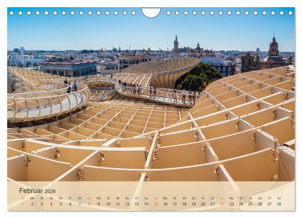 Produktbild: Sevilla - die andalusische Hauptstadt (Wandkalender 2026 DIN A4 quer), CALVENDO Monatskalender