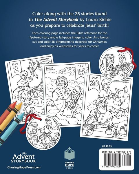 Produktbild: The Advent Storybook Coloring Book