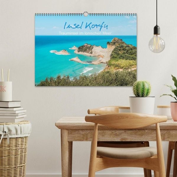 Produktbild: Insel Korfu - Trauminsel im Ionischen Meer (Wandkalender 2027 DIN A3 quer), CALVENDO Monatskalender