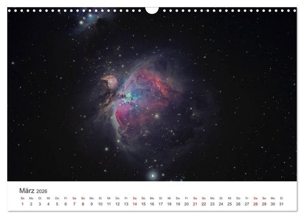 Produktbild: Nachthimmel - Unfassbare Fotografien der Sterne. (Wandkalender 2026 DIN A3 quer), CALVENDO Monatskalender