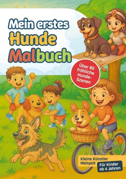 Produktbild: Mein erstes Hunde-Malbuch