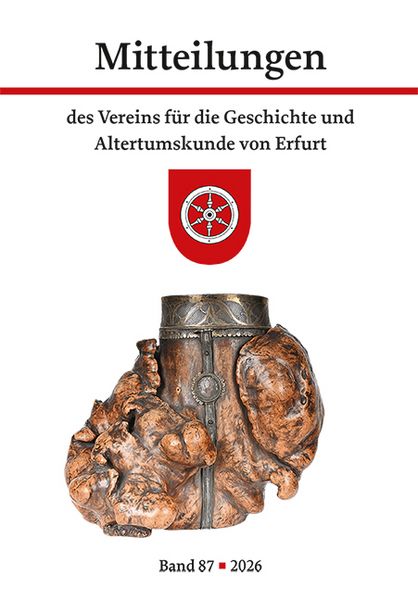 Produktbild: Mitteilungen des Vereins f&uuml;r die Geschichte und Altertumskunde von Erfurt