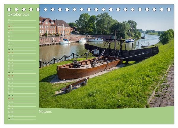 Produktbild: Hooksiel im Friesland (Tischkalender 2026 DIN A5 quer), CALVENDO Monatskalender