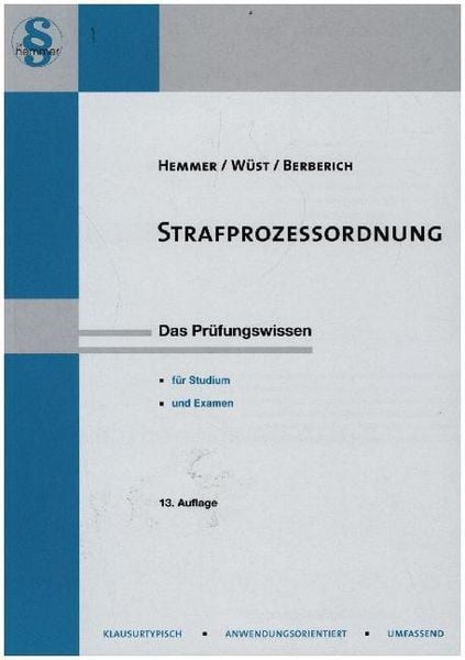 Produktbild: Strafprozessordnung