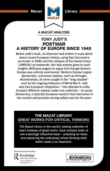 Produktbild: An Analysis of Tony Judt's Postwar