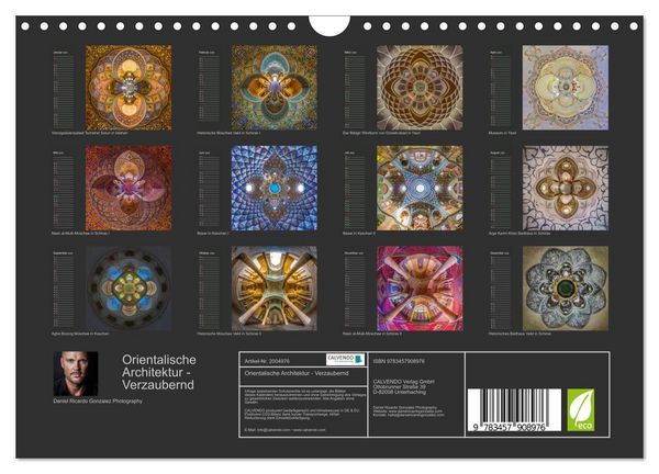 Produktbild: Orientalische Architektur - Verzaubernd (Wandkalender 2026 DIN A4 quer), CALVENDO Monatskalender