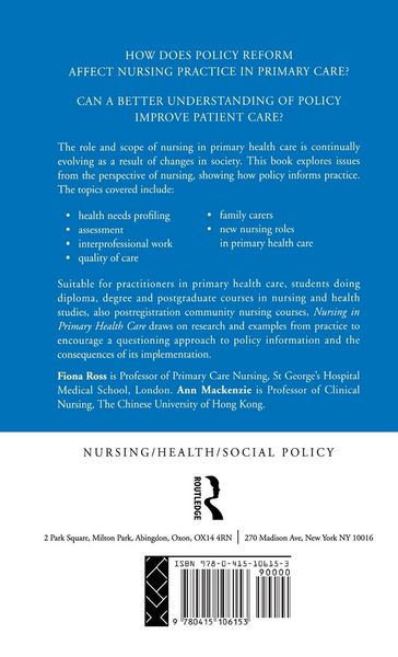 Produktbild: Nursing in Primary Health Care