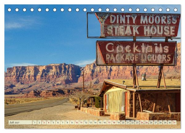 Produktbild: Unterwegs in ARIZONA (Tischkalender 2027 DIN A5 quer), CALVENDO Monatskalender