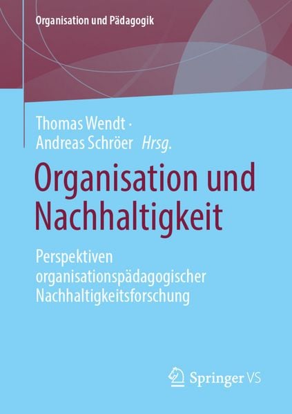 Produktbild: Organisation und Nachhaltigkeit