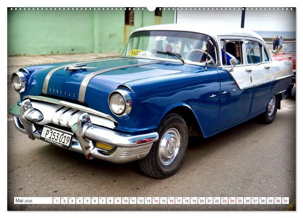 Produktbild: PONTIAC '55 (hochwertiger Premium Wandkalender 2026 DIN A2 quer), Kunstdruck in Hochglanz