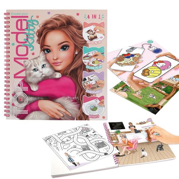 Produktbild: Create your TOPModel Kitty Malbuch
