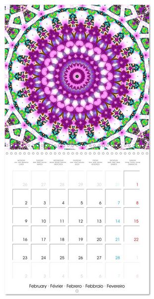 Produktbild: Invitation au voyage introspectif (Calendrier mural carr&eacute; 2026 30x30 cm) Calendrier double avec une page pour vos prises de notes